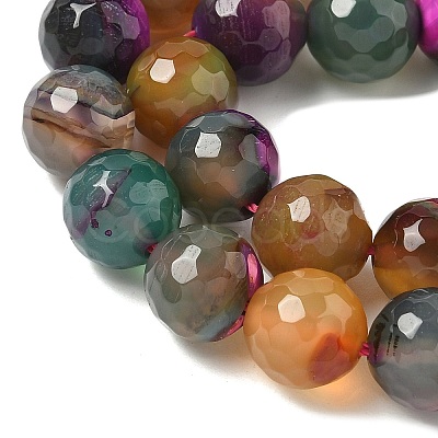 Natural Agate Beads Strands G-M437-C01-01Z-1