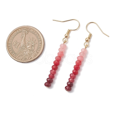 Dyed Natural Malaysia Jade Dangle Earrings EJEW-JE06874-1