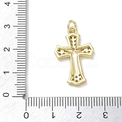 Brass with Crystal Rhinestone Pendants RB-CBA6830-03G-03-1