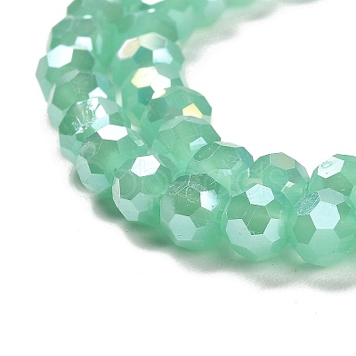 Imitation Jade Glass Beads Stands EGLA-A035-J6mm-B10-1