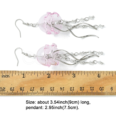 Iron Dangle Earrings EJEW-FS00019-1