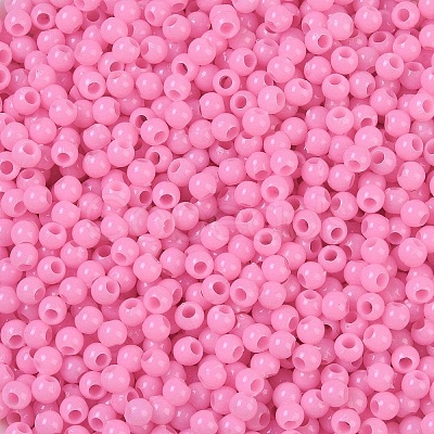 Opaque Acrylic Beads SACR-A007-01B-21-1