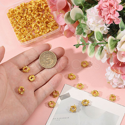 100Pcs Alloy Spacer Beads FIND-CA0011-55-1