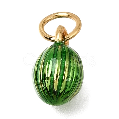 Brass Enamel Pendants KK-G605-09G-03-1
