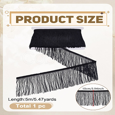 5M Polyester Tassel Fringe Trimming OCOR-LP0001-60-1