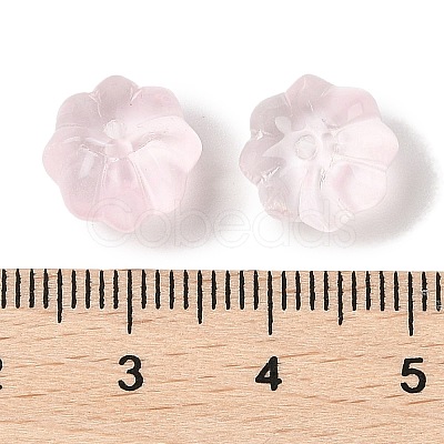 Transparent Spray Paint Glass Beads GLAA-Z011-10G-1