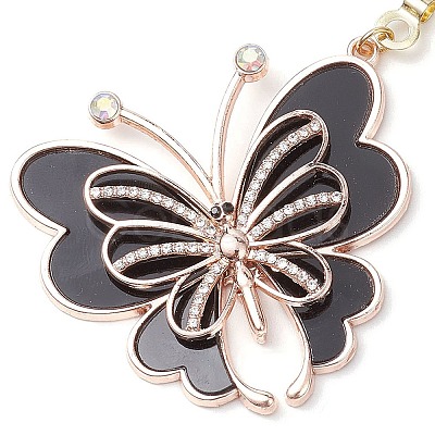 Butterfly Alloy Rhinestone Ceiling Fan Pull Chain Extenders FIND-JF00140-1