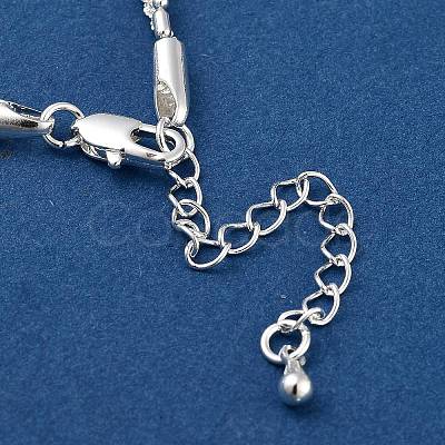 Brass Multi-strand Necklaces for Women NJEW-Q344-03S-1