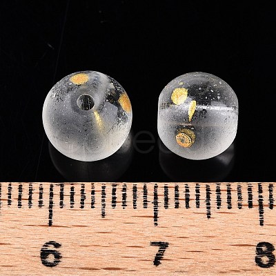 Frosted Baking Paint Glass Beads X1-DGLA-N005-8mm-01-1