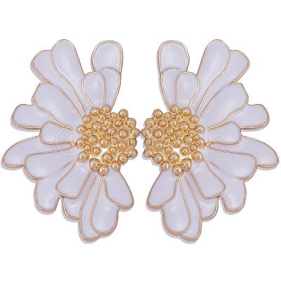 Vintage Flower Stud Earrings for Women JE1095E-1