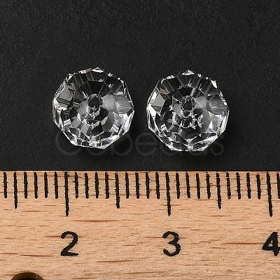 Transparent K9 Glass Beads GLAA-E048-02B-1