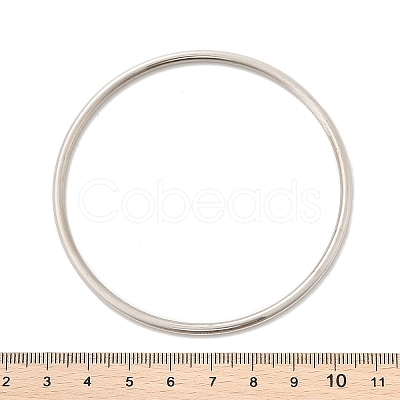 7Pcs 201 Stainless Steel Plain Bangle Sets Hand Polished for Women BJEW-L664-022C-P02-1