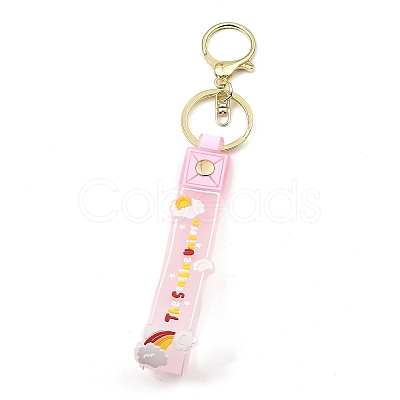 Cloud PVC Rope Keychains KEYC-B015-02LG-02-1