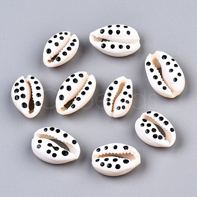 Natural Cowrie Shell Beads SHEL-Q312-006A-1