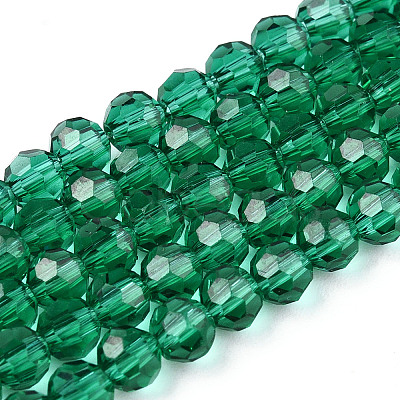 Transparent Glass Beads Strands EGLA-A035-T4mm-D18-1