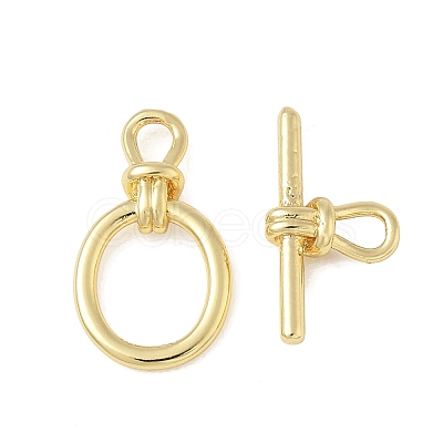 Brass Toggle Clasps KK-CBAFC6C-07H-G-1