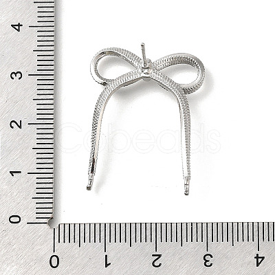 Brass Stud Earring Finding LS-KK-U061-14B-P-1