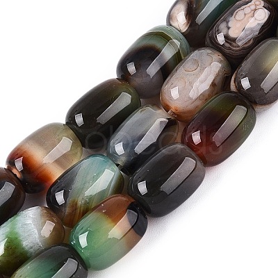 Natural Agate Beads Strands G-N356-02B-10-1