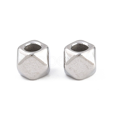 Irregular 304 Stainless Steel Beads STAS-D394-03O-P-1