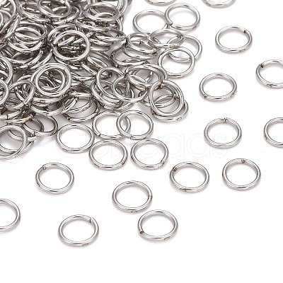 304 Stainless Steel Soldered Closed Jump Rings X-STAS-E482-15B-1