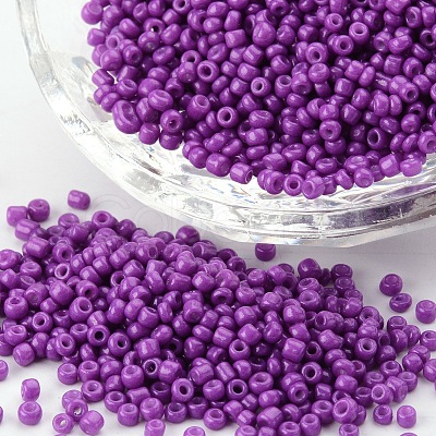 Baking Paint Glass Seed Beads SEED-S002-K13-1