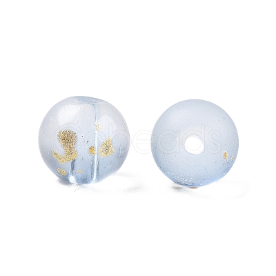 Frosted Baking Paint Glass Beads LS-DGLA-N005-8mm-07-1