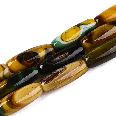 Natural Agate Dyed Beads Strands G-T138-230G-1