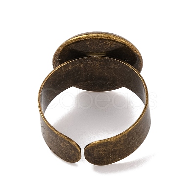 Antique Bronze Brass Finger Ring Shanks X-UNKW-C2902-AB-1
