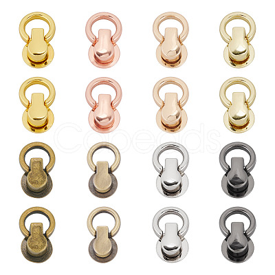 24Pcs 8 Colors Alloy Bag Suspension Clasps FIND-TA0009-98-1