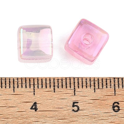 UV Plating Transparent Acrylic Beads MACR-K361-37-1