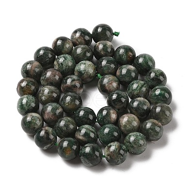 Natural Green Quartz Round Beads Strands G-Q171-D02-03-1