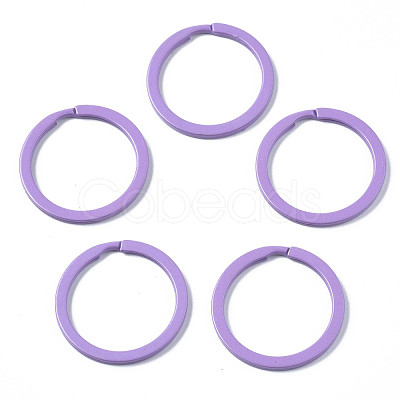 Spray Painted Iron Split Key Rings KEYC-S255-003-1