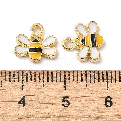 Alloy Enamel Charms ENAM-Q507-10G-1
