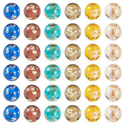 Picasso Baking Paint Glass Seed Beads SEED-TA0001-61D-1