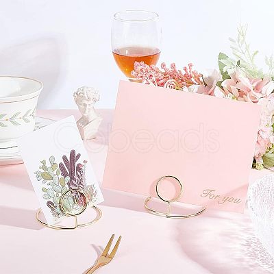 Alloy Place Card Holder DJEW-WH0018-22-1