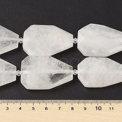 Natural Quartz Crystal Beads Strands G-P548-B02-01-1