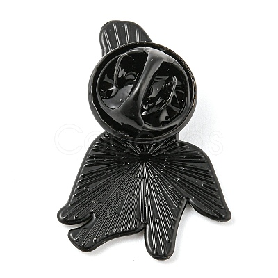 Banana Alloy Enamel Pin Broochs AJEW-Z023-11EB-1