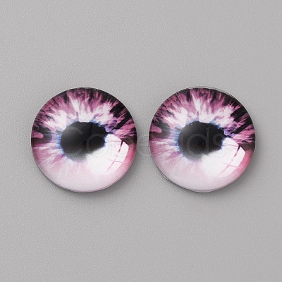 Glass Cabochons LS-GLAA-WH0033-75F-09-1