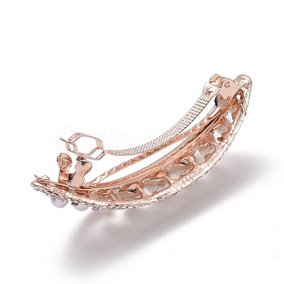 Alloy Crystal Rhinestone Hair Barrettes PHAR-D012-02LG-1