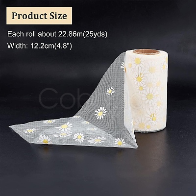 Organza Ribbons ORIB-WH0001-001-1