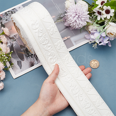 1Pc PVC Foam 3D Self-Adhesive Waterproof Wallpaper Border AJEW-CP0008-20-1