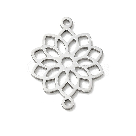 Chakra 304 Stainless Steel Connector Charms SA-CBA28C1-01F-P-1
