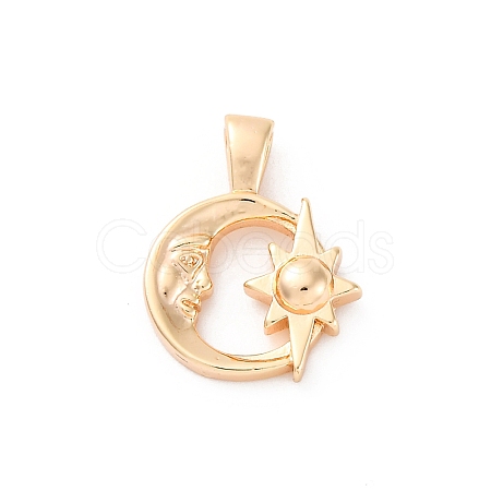 Brass Pendants KK-D360-11G-1