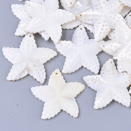 Freshwater Shell Pendants X-SSHEL-Q297-25-1