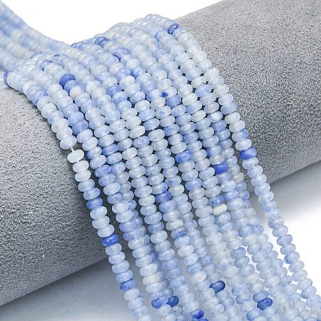 Natural Blue Aventurine Beads Strands G-P575-A02-4x2mm-03-1