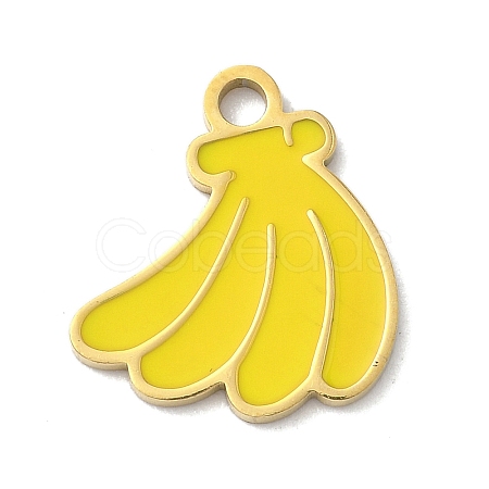 304 Stainless Steel Fruit Enamel Pendants LS-STAS-G362-04G-05-1