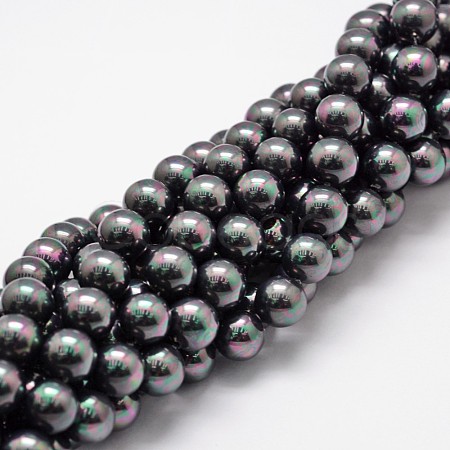 Shell Pearl Bead Strands X-BSHE-L025-05-8mm-1