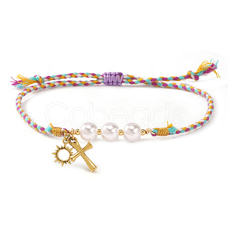 304 Stainless Steel Charm Bracelets CV1469-2-1