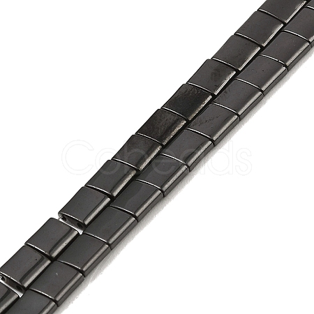 Electroplated Non-magnetic Synthetic Hematite Beads Strands G-G089-B02-16-1