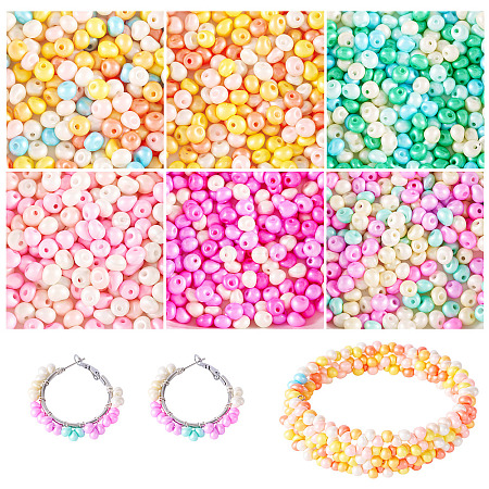 96G 6 Colors 6/0 Glass Seed Beads SEED-TA0001-39-1